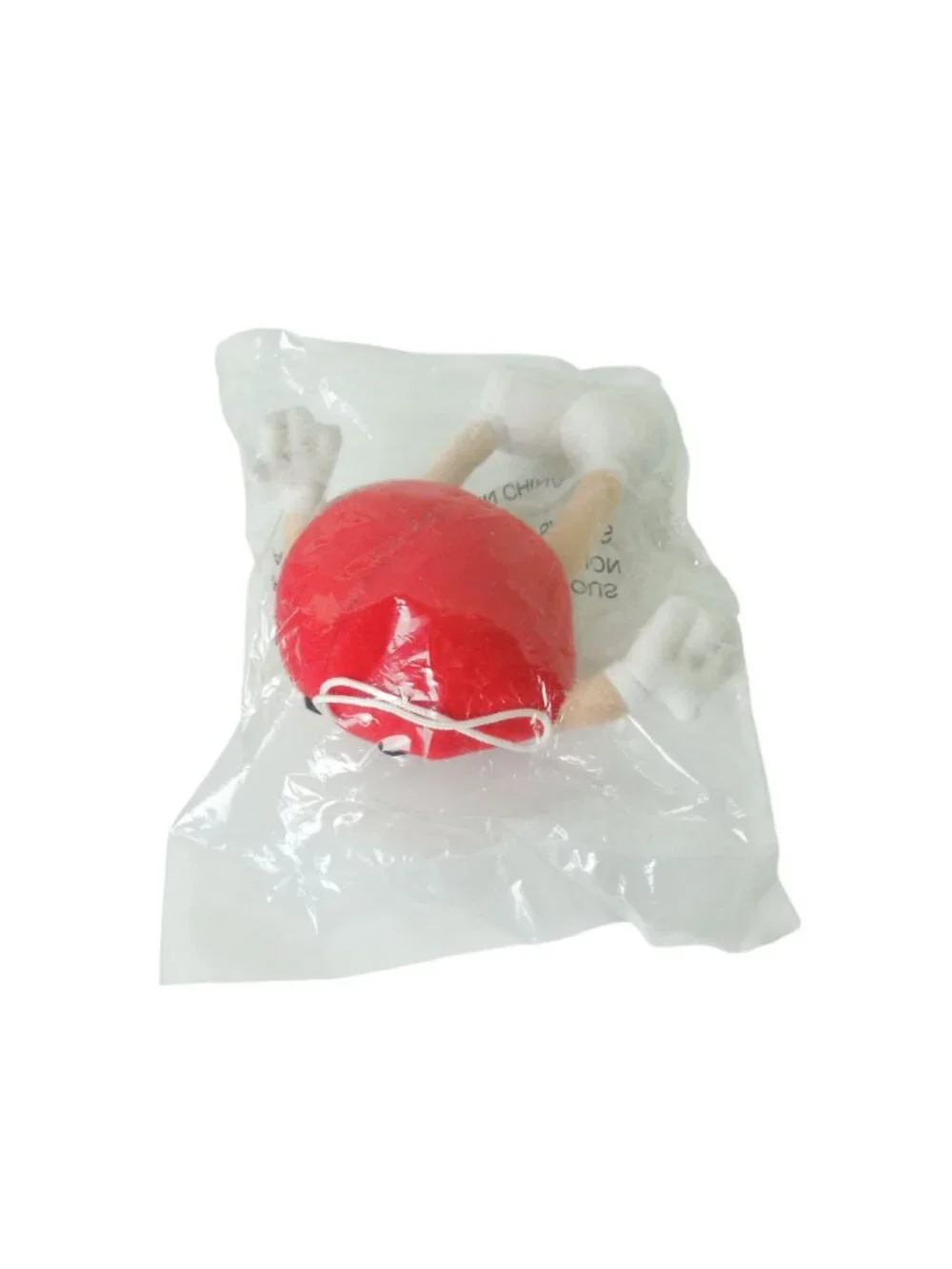 Vintage 1997 M&M’s Red Plush Ornament Sealed Mars Candy Character 5" - Picture 10 of 10